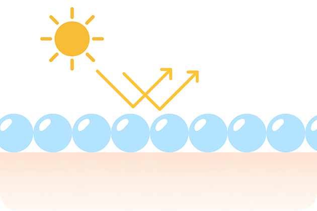 独自処方により、ベタつきのない「サラサラ無重力タッチ」を実現。軽やかで快適な使い心地です。