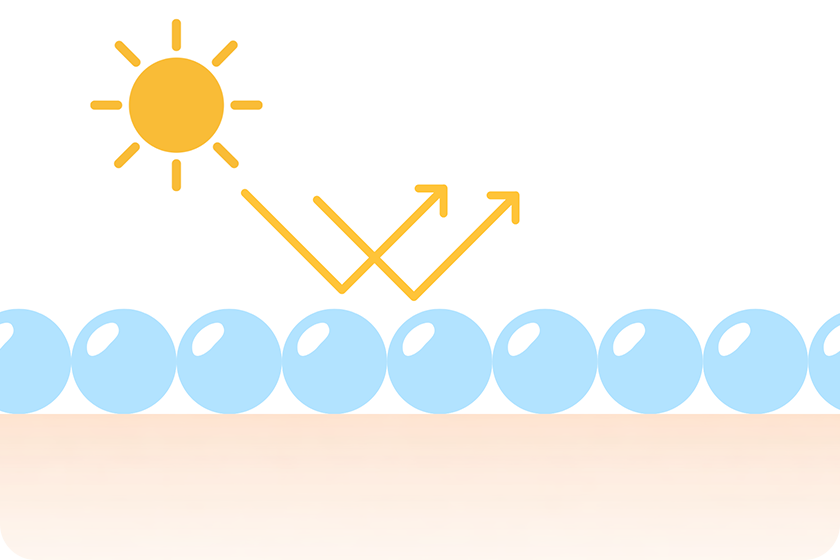 独自処方により、ベタつきのない「サラサラ無重力タッチ」を実現。軽やかで快適な使い心地です。