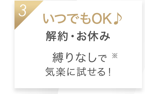 3 続ければ続けるほどお得になる！3回お届けごとに3％ずつOFF