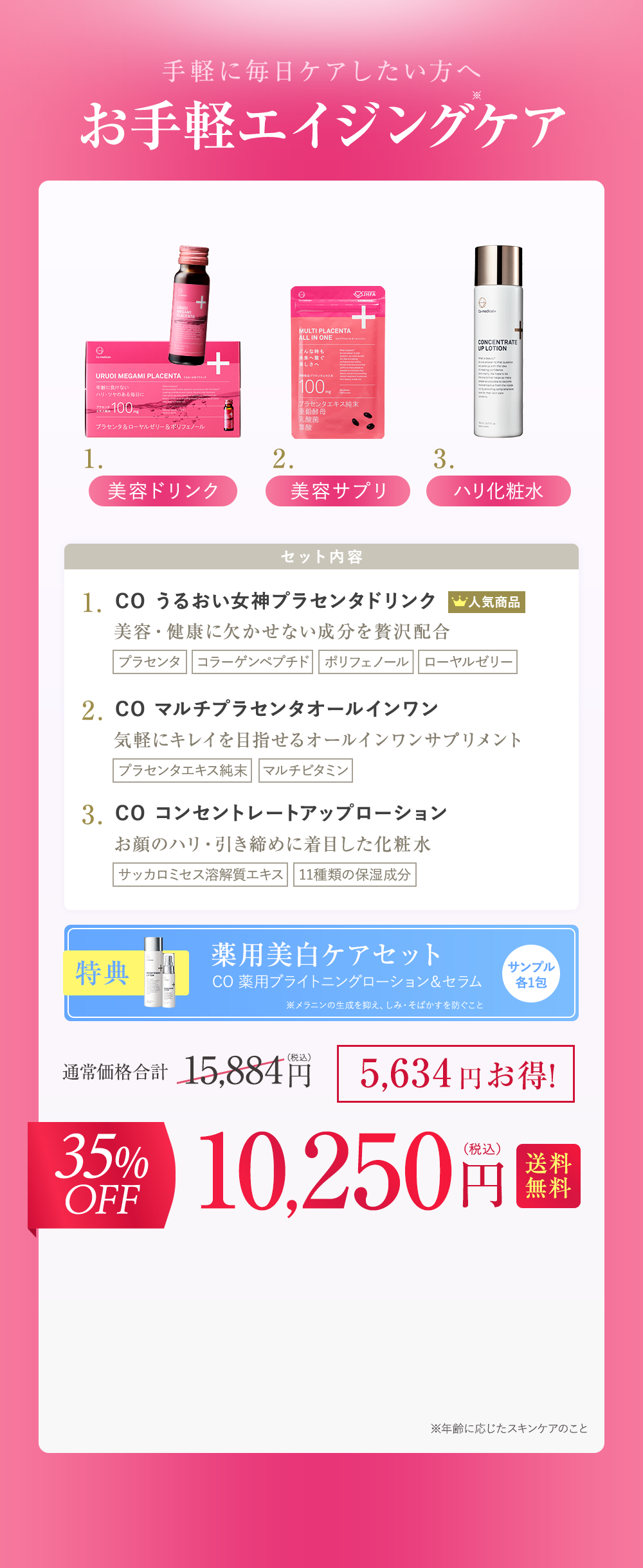 お手軽エイジングケア